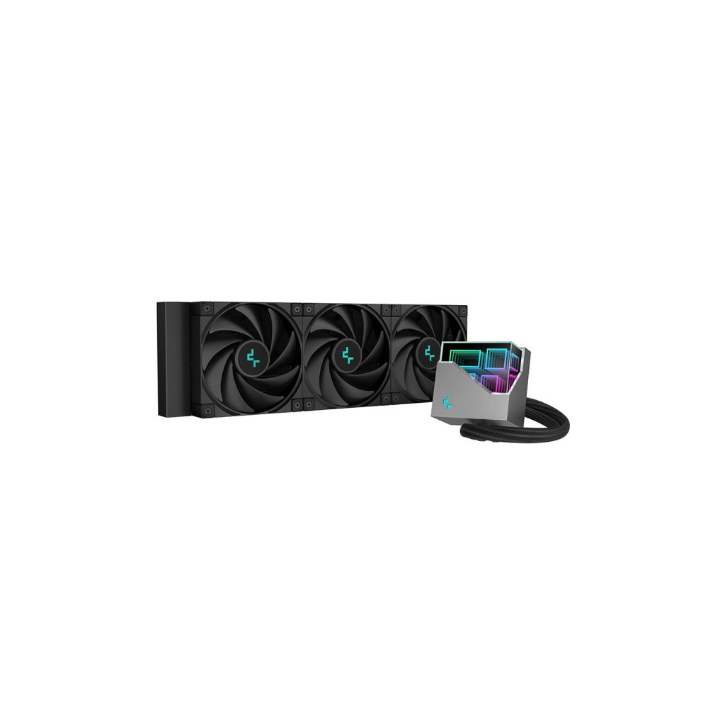 DeepCool LT720 Procesor Vodné chladenie typu všetko v jednom 12 cm Čierna (R-LT720-BKAMNF-G-1)
