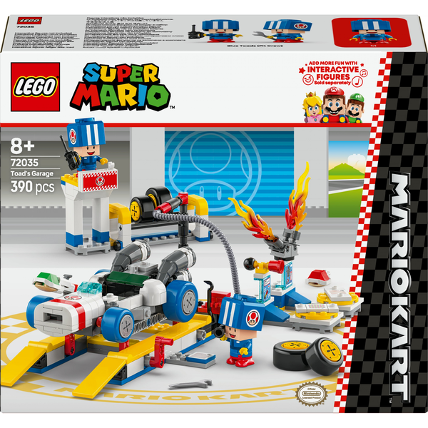 LEGO Super Mario Garaje de Toad, Juegos de Construcción +8 años - 72035