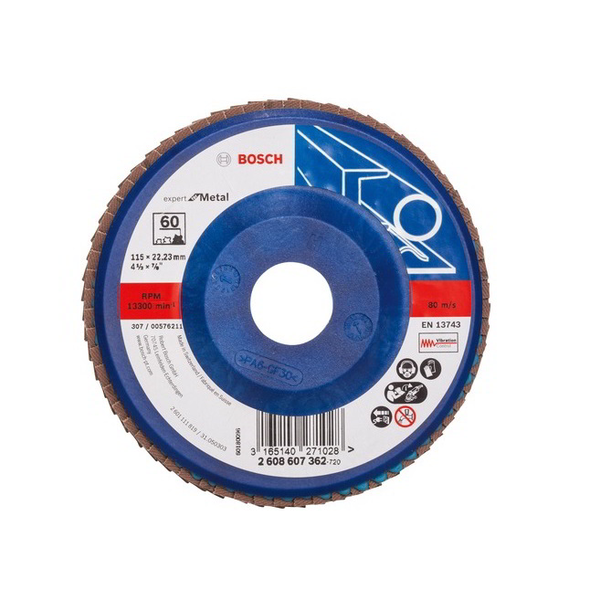 Bosch 2608607362 X551 Expert for Metal 115 mm fíber csiszolótárcsa