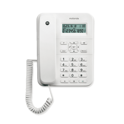 Motorola CT202 Analóg telefon Hívóazonosító Fehér (E08000CT2N1AES/W)