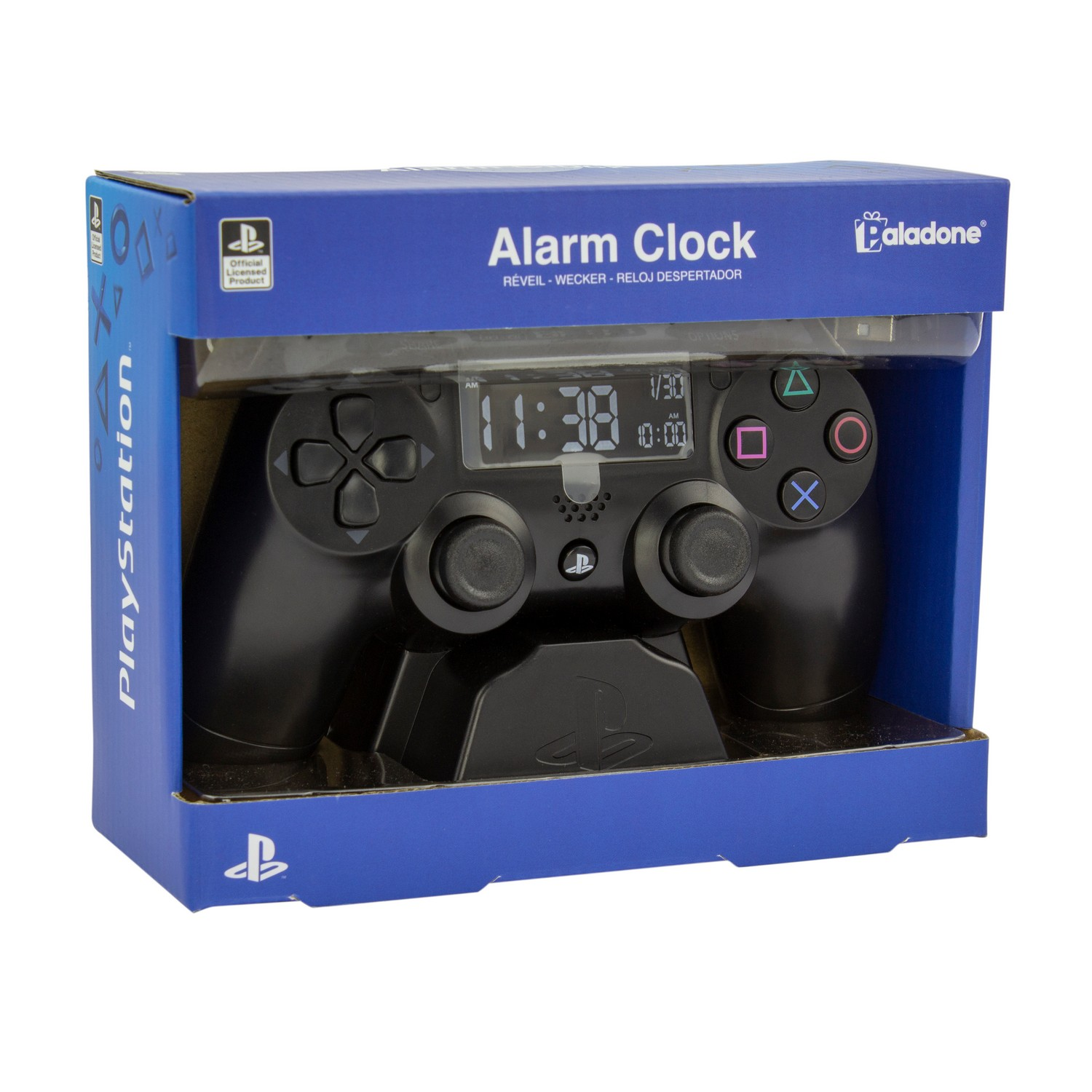 Paladone Playstation Ébresztőóra - Fekete (048087)