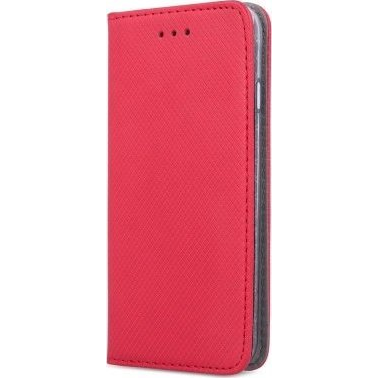 Smart Magnet Samsung S916 Galaxy S23 Plus Oldalra Nyíló Mágneses Könyv Tok Szilikon Belsővel Piros (8_2293763)