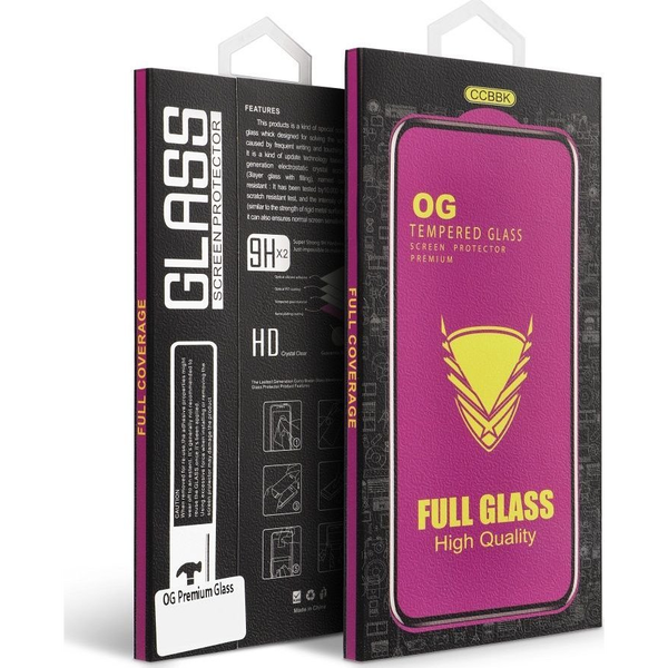 OG Premium Glass - Xiaomi Redmi 10C / 12C Fekete Fólia