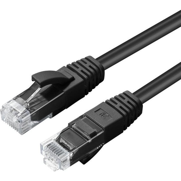 Microconnect MC-UTP6A0015S kabel sieciowy Czarny 0,15 m Cat6a U/UTP (UTP)