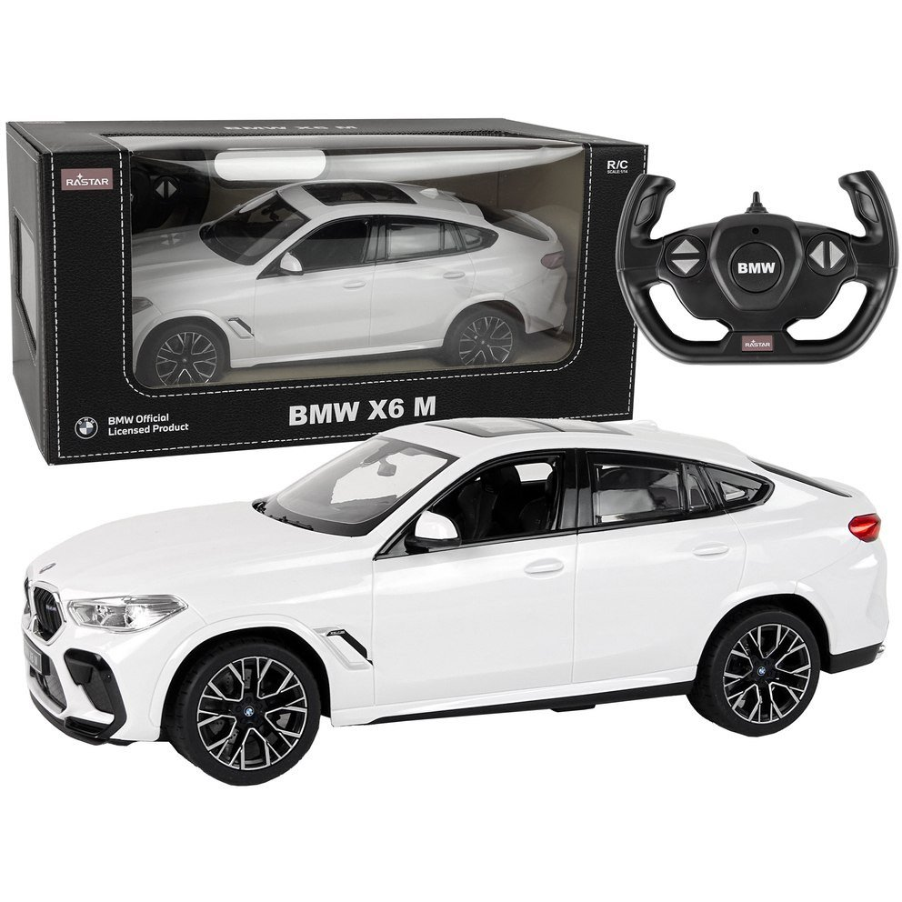 Autó R/C Bmw X6 M 1_14 Rastar Fehér (15288)
