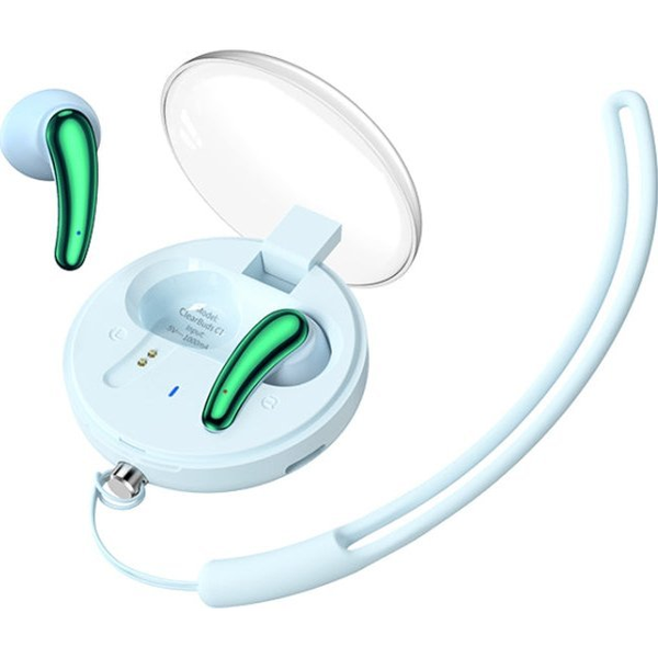 Bluetooth sluchátka REMAX TWS C1 Bluetooth 5.3 ENC modrá