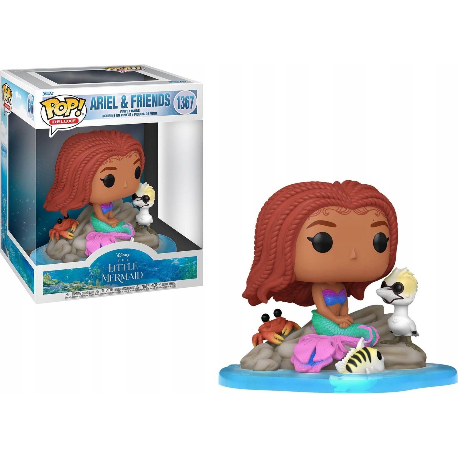 Funko POP! Deluxe: The Little Mermaid (2023) - Ariel & Friends figura #1367 (FNK 70731)