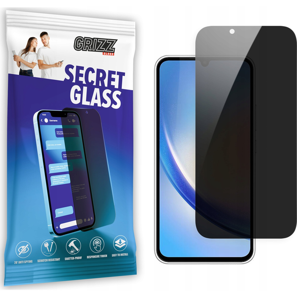  GrizzGlass Szkło prywatyzujące GrizzGlass SecretGlass Samsung Galaxy A34