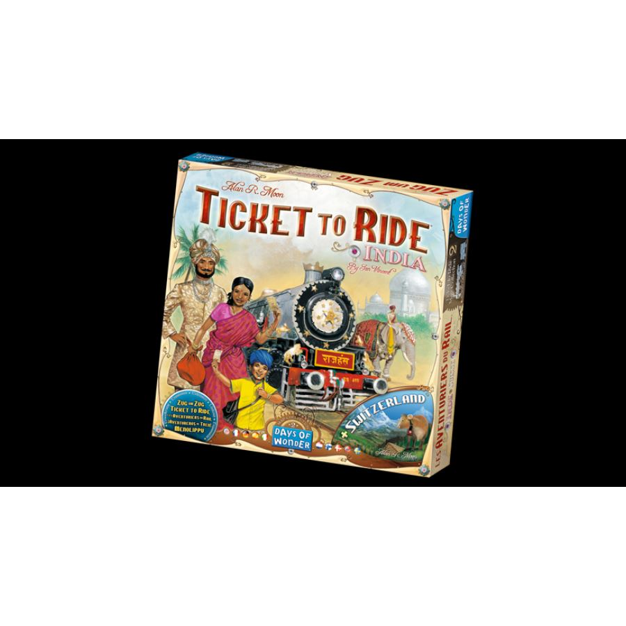 Days of Wonder Ticket to Ride Map Collection 2: India & Switzerland társasjáték (GAM37599) (GAM37599)