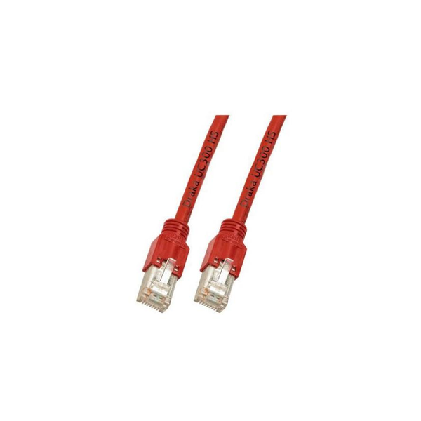 EFB RJ45 Patchkabel SF/UTP, Cat.5e, TM11, UC300, 3m, rot
