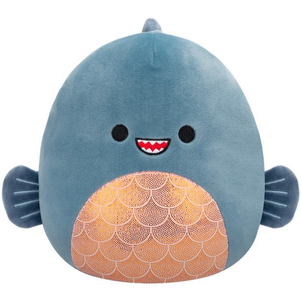 Плюшена играчка, Squishmallows, 19 см, синьо/оранжево