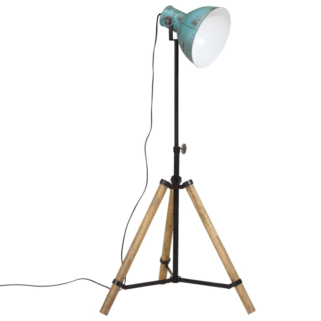kopott kék állólámpa 25 W 75x75x90-150 cm E27 (371895)