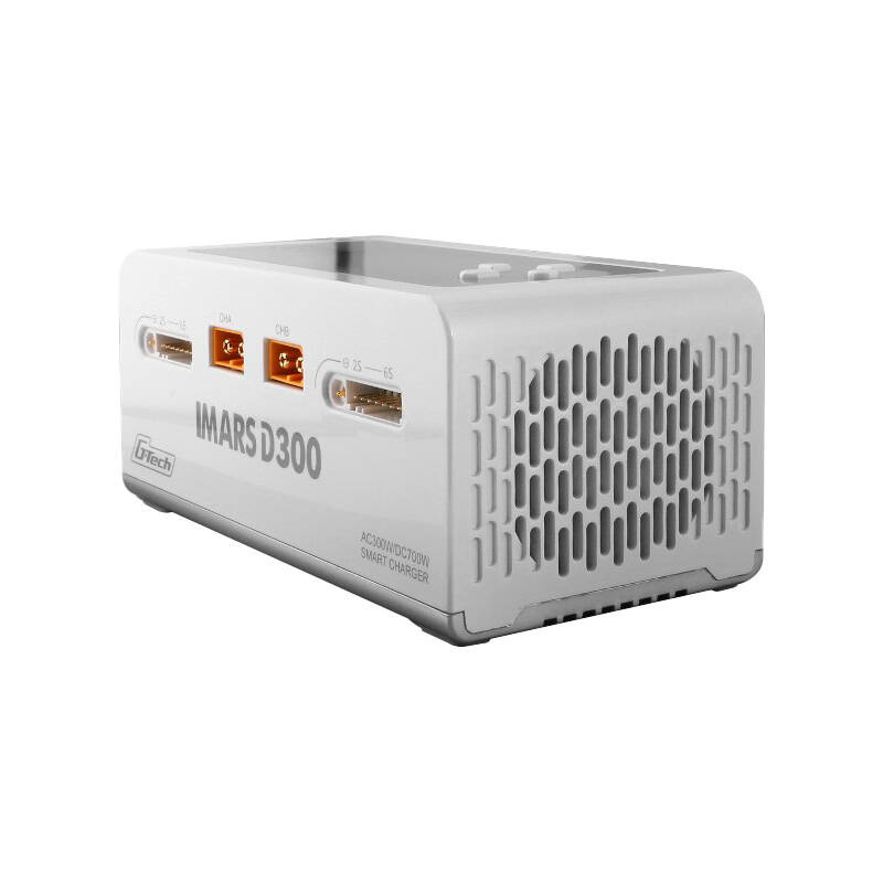 Gens Ace IMARS D300 G-Tech Channel AC/DC 300W/700W RC töltő (fehér) (GEA300WD300-EW) (GEA300WD300-EW)