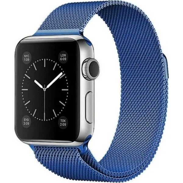Hurtel Mágneses Óraszíj Apple Watch 6/5/4/3/2/SE 44mm/42mm Kék