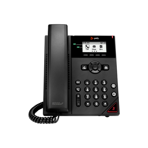 HP Poly VVX 150 VoIP Telefon - Fekete