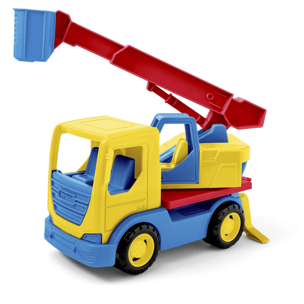 Wader Tech Truck Darus teherautó - Sárga/kék