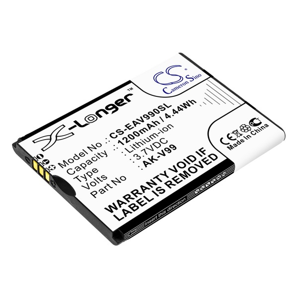Cameron Sino Li-Ion akku (3.7V/1200mAh, Emporia AK-V99 kompatibilis) (CS-EAV990SL)