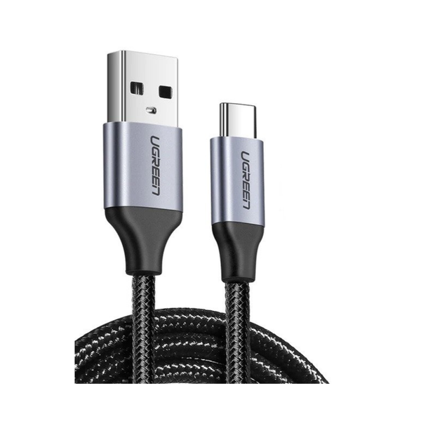 Kabel Ugreen USB - USB-C 0,5 m stříbrný