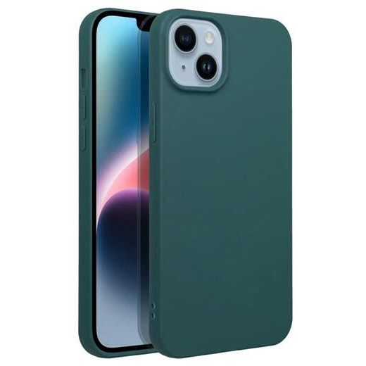 Gigapack Apple iPhone 15 Pro szilikon tok matt sötétzöld (GP-144967) (GP-144967)