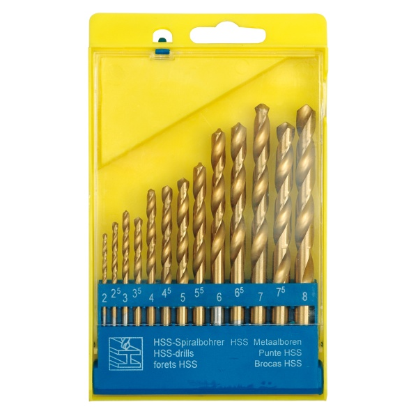 STHOR Titan fémfúrószár készlet, 13 db (22310)