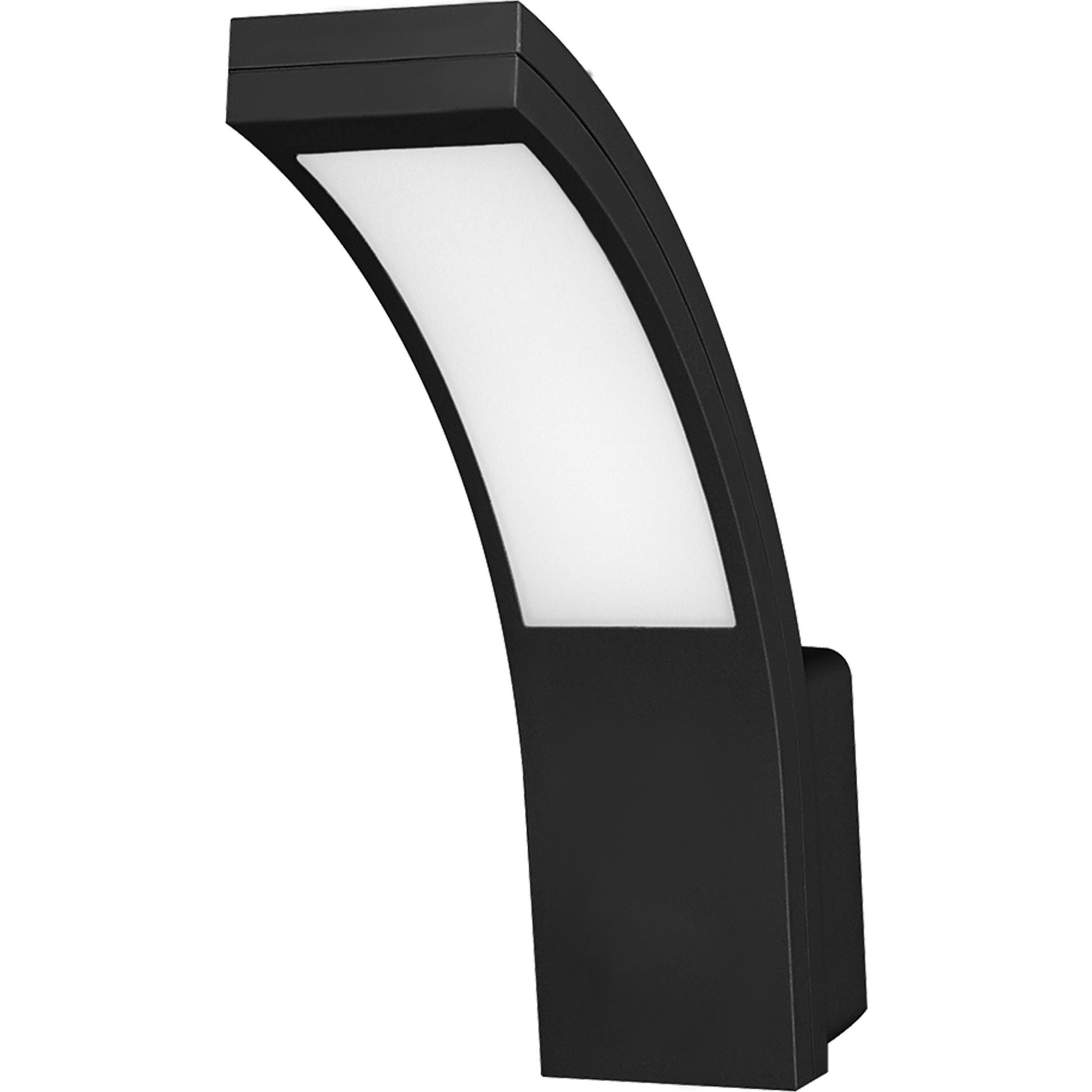 Adviti Piryt Kültéri LED Fali Lámpa Modern IP54 Fekete 10w