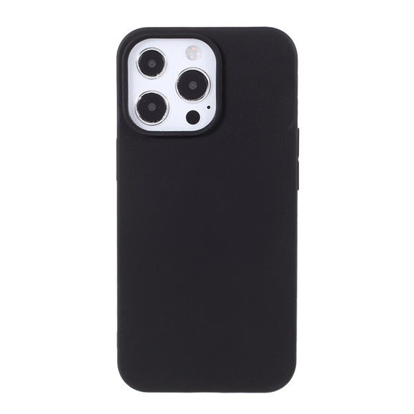 Szilikon telefonvédő (matt) FEKETE [Apple iPhone 13 Pro Max] (5996591098364)