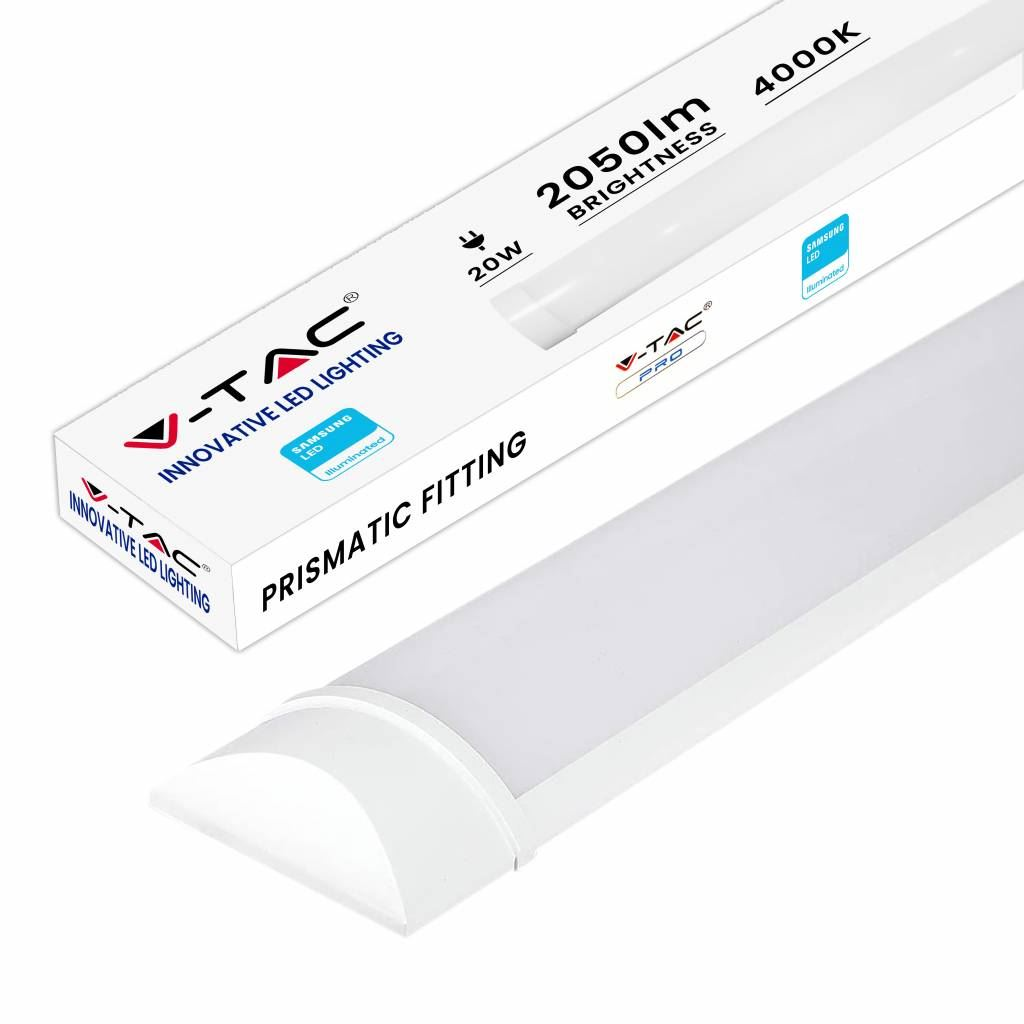 V-TAC VT-8-20-N LED-es mennyezeti lámpa LED EEK: E (A - G) 20W nappalifény fehér (20348) (v20348)