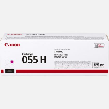 Canon 055H nagy kapacitású tonerkazetta magenta