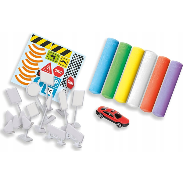 SES Creative Playground chalk traffic fortovskridt