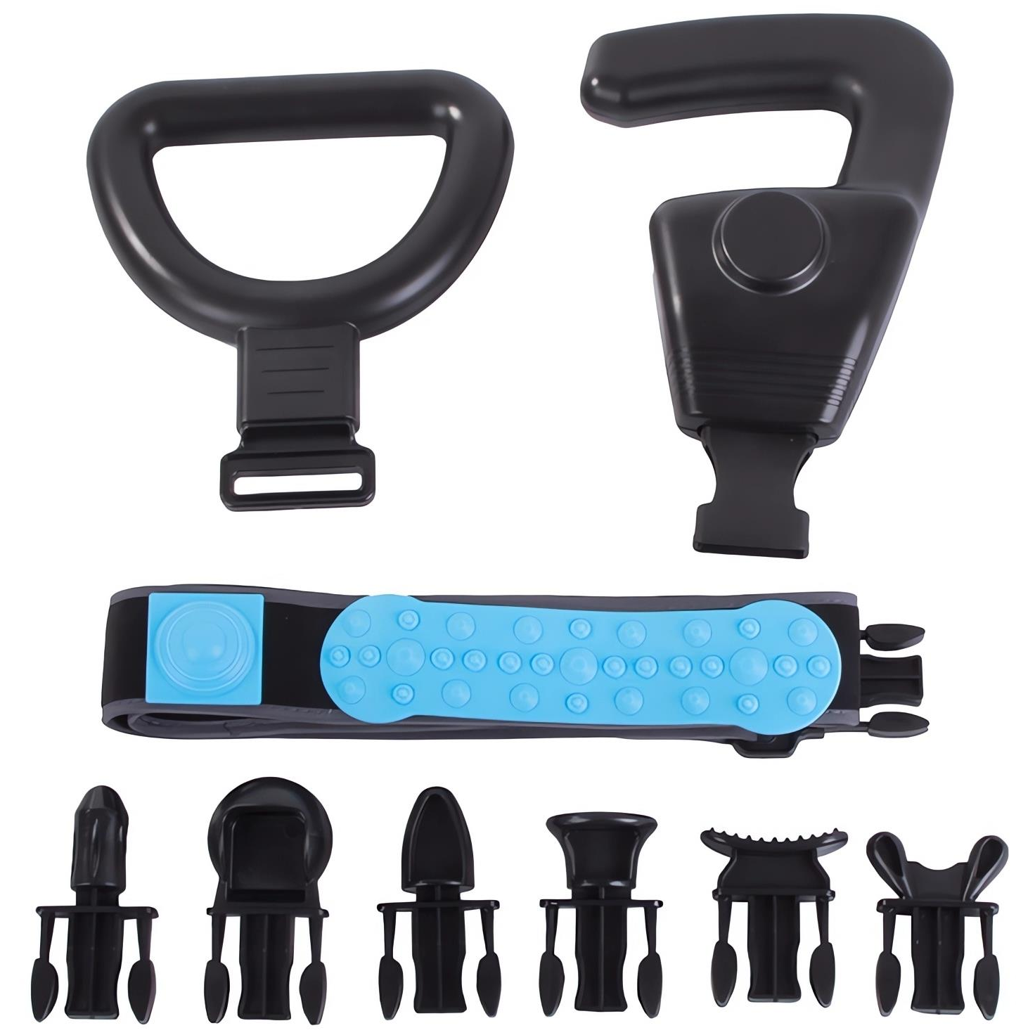 Verk 14452 Massage belt with 6 interchangeable attachments (14452)