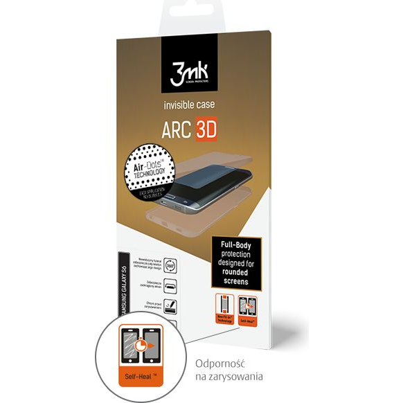 3mk Folia ARC 3D Fullscreen Samsung Galaxy A520 A5 A5 2017 Elülső-, Hátsó-, Oldalsó Képernyővédő Fólia