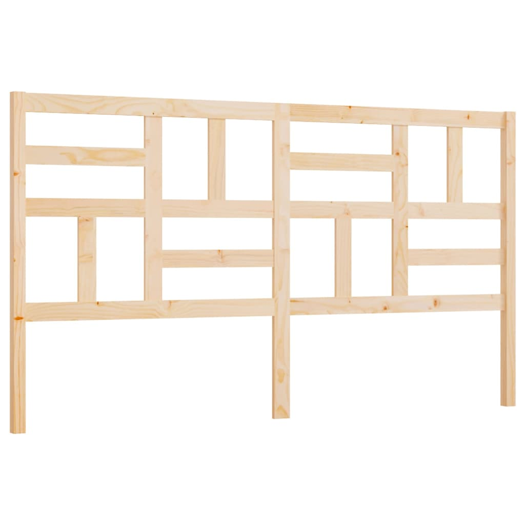 tömör fenyőfa ágyfejtámla 186 x 4 x 104 cm (818205)