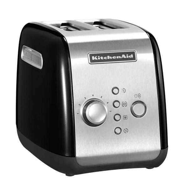Тостер KitchenAid 5KMT221EOB Onyx Black, 1100W, 2 слота, Черен