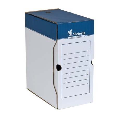 Victoria A4 150mm archiváló doboz - Kék/Fehér (38072)