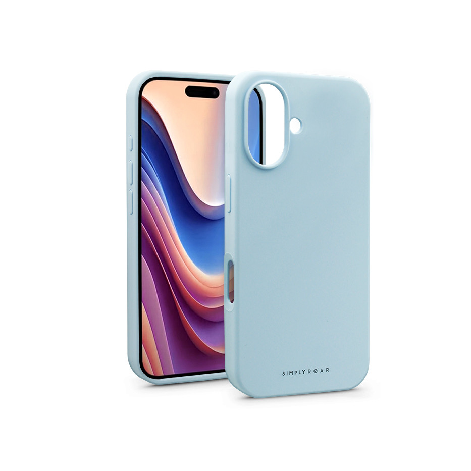 Apple iPhone 16 Plus szilikon hátlap - Roar Cloud Skin - kék (KC311154)