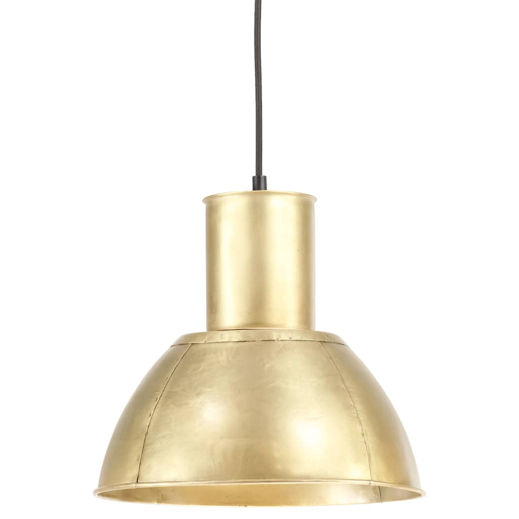 kerek sárgaréz függőlámpa 25 W 28,5 cm E27 (320568)
