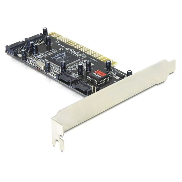BlackBird 4x SATA bővítő kártya PCI (BH1294) (BH1294)