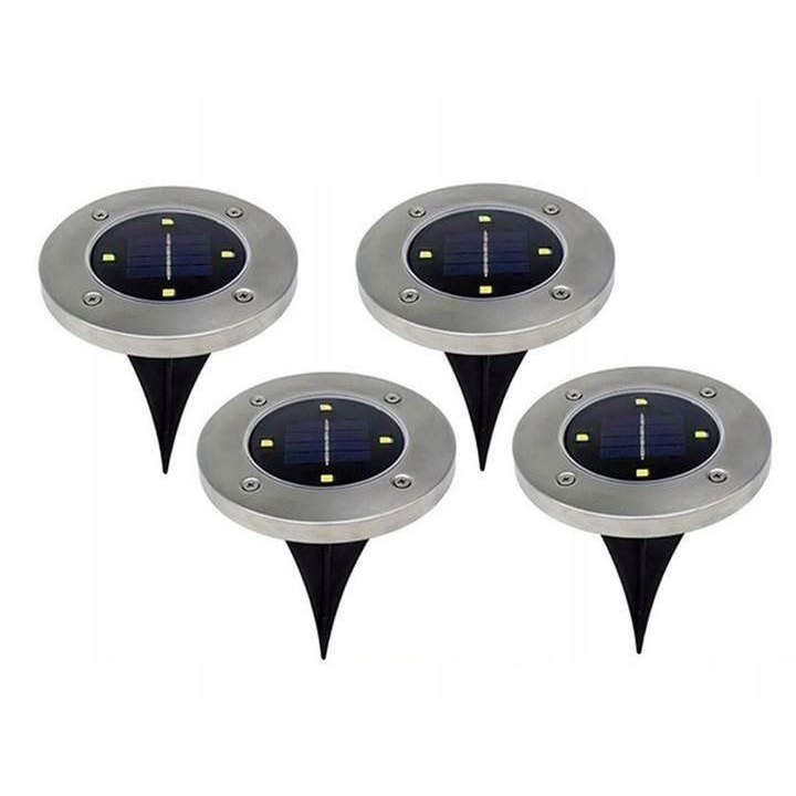 Verk 15543 Garden solar light LED cold white 4pcs (6360)
