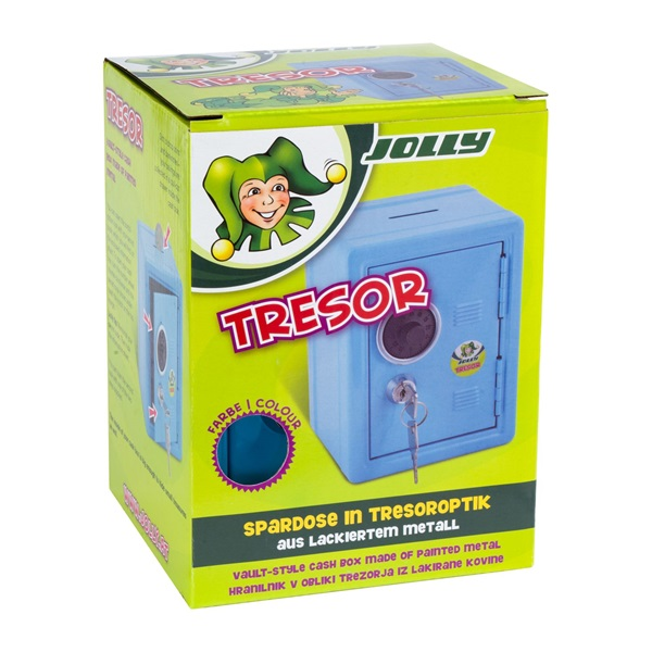 Jolly kulcsos kék perselyszéf (9920-0002)