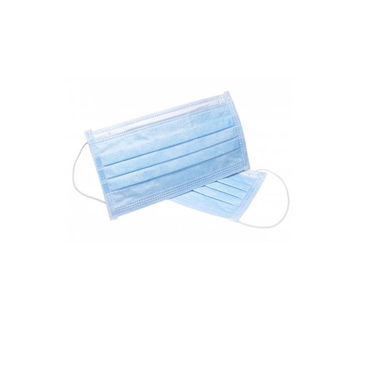 Papírmaszk háromrétegű - Kék (50 db) (AM3RSAJ02)
