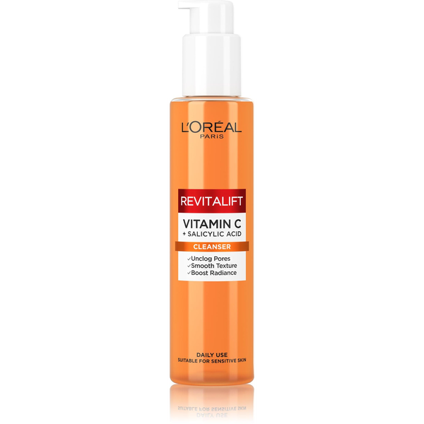 L'ORÉAL PARIS Revitalift Clinical C-vitaminos habzó arctisztító, 150 ml
