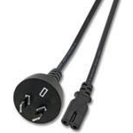 Microconnect PE030718AUSTRALIA cavo di alimentazione Nero 1,8 m Spina di alimentazione di tipo I Accoppiatore C7