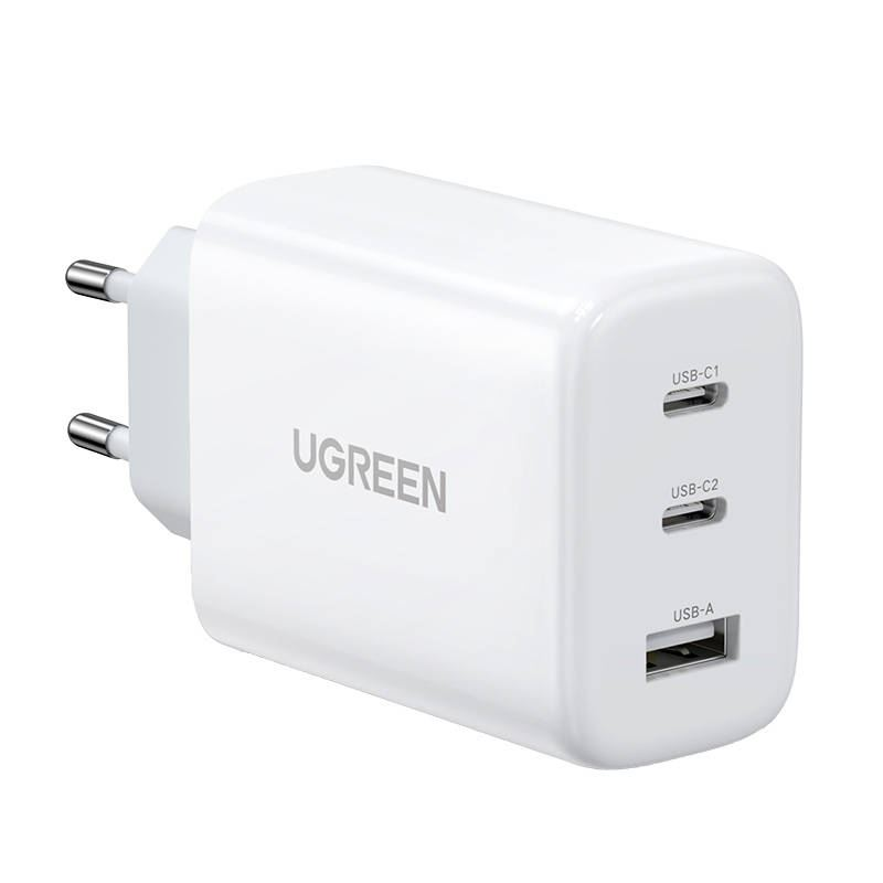 UGREEN CD275 2x USB-C 1x USB adapter 65W fehér (90496) (UG90496)
