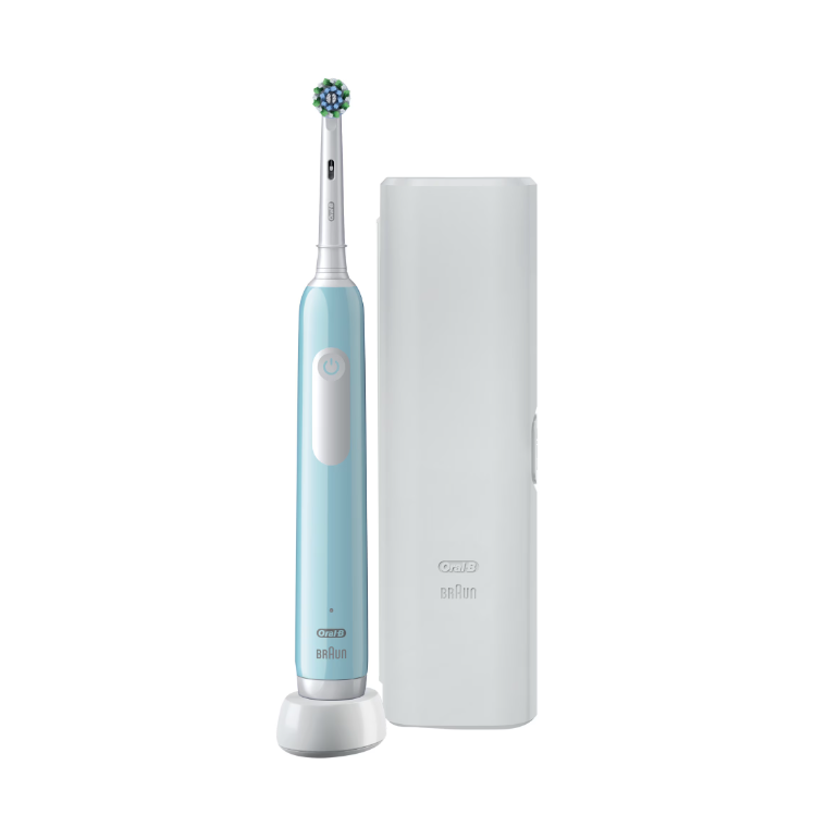 Oral-B Pro Series 1 Elektromos Fogkefe Caribbean Blue Cross Action (PRO1 CARIBBEAN BLUE)