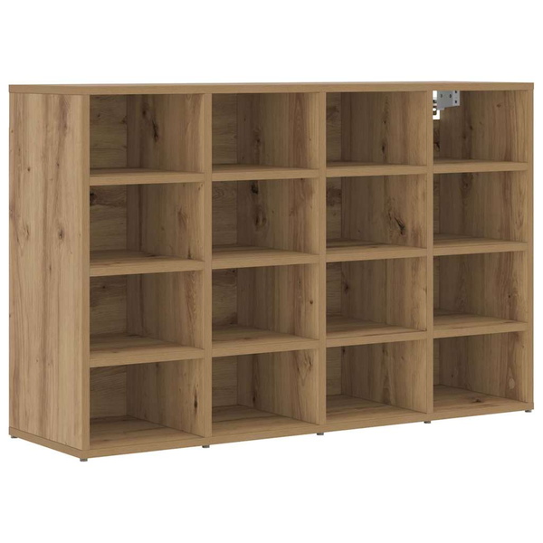 Cipősszekrény polcokkal kézműves tölgy 103 x 30 x 67 cm Faanyag