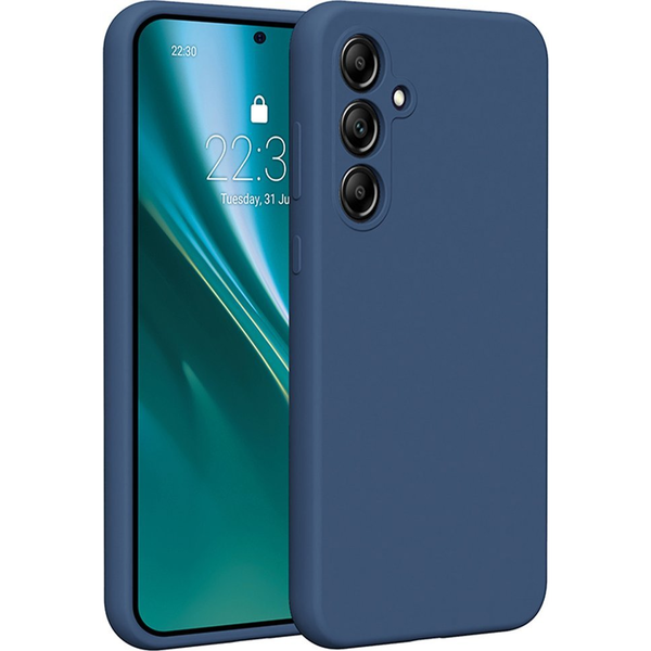 Etteri Silicone Tok Samsung Galaxy A35 5G - Sötétkék