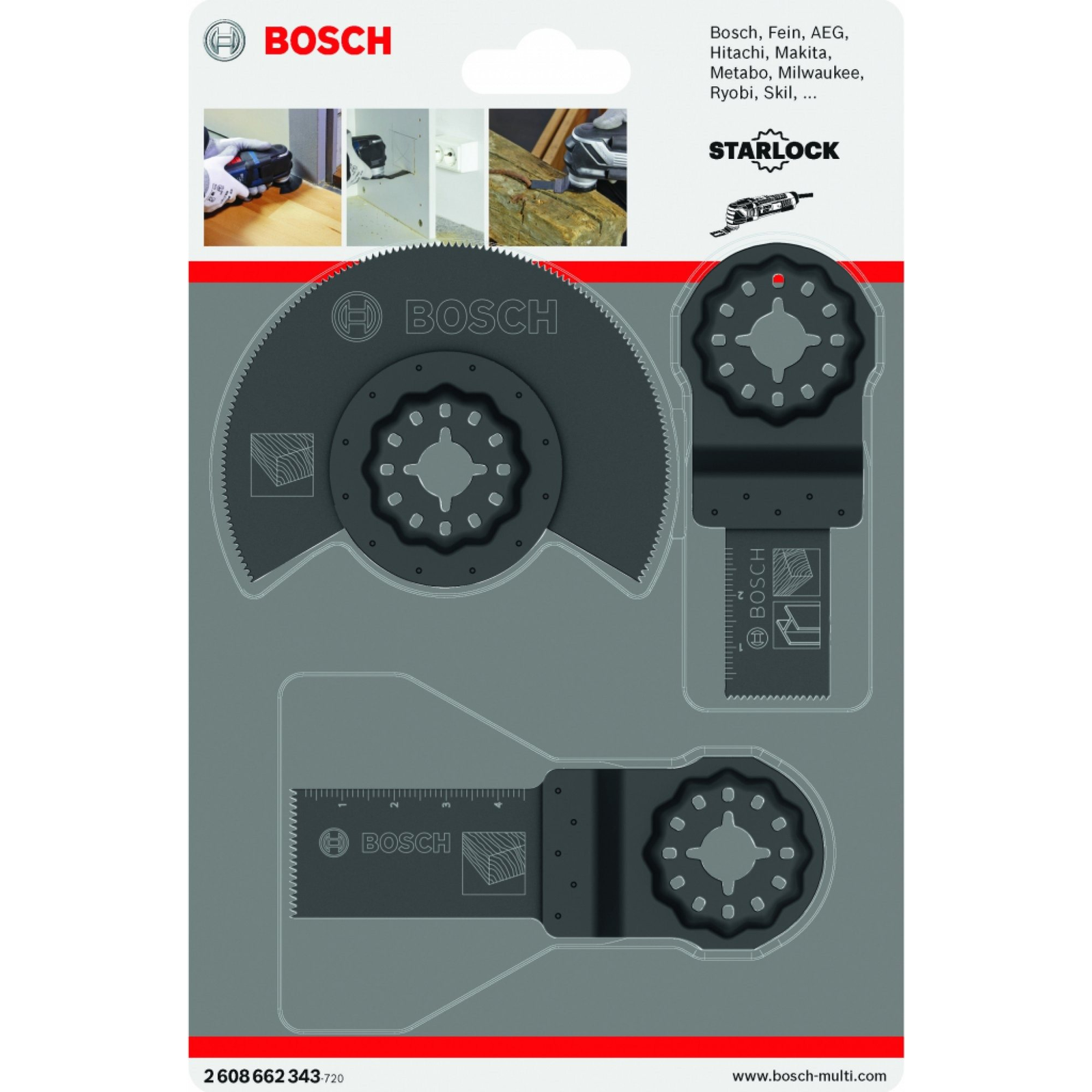 Bosch 2608662343 háromrészes készlet fához (2.608.662.343)