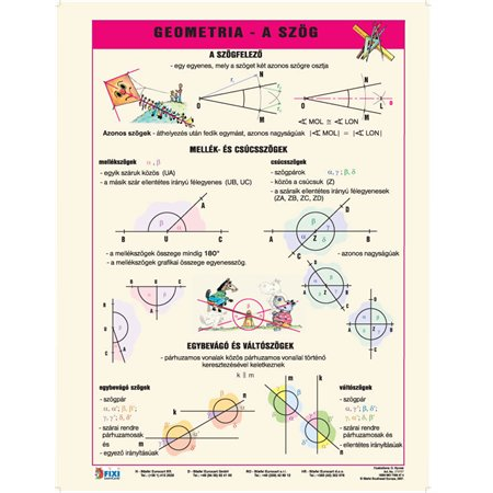 Stiefel "Geometria - A szög" A4 Tanulói munkalap (215157)