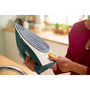 Philips 7000 series DST7031/70 ютия Парна ютия Гладеща повърхност SteamGlide Plus 2800 W Зелен, Цвят на мента