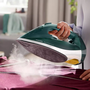 Philips 7000 series DST7031/70 ютия Парна ютия Гладеща повърхност SteamGlide Plus 2800 W Зелен, Цвят на мента